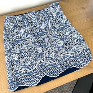 LOFT Eyelet Skirt